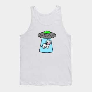 Cow Alien Abduction Tank Top